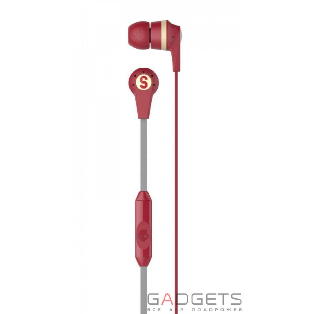 Фото Наушники Skullcandy Ill Famed/Red/Cream INKD 2.0 w/mic 1 (S2IKHY-481)