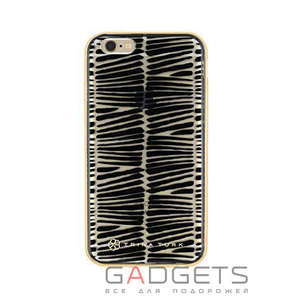 Фото Чохол Incipio Trina Turk Translucent Case with Metallic Bumper 2-pc для iPhone 55sSE-Descanso BlackClearGold (TTRK-IPH-029-DBC)