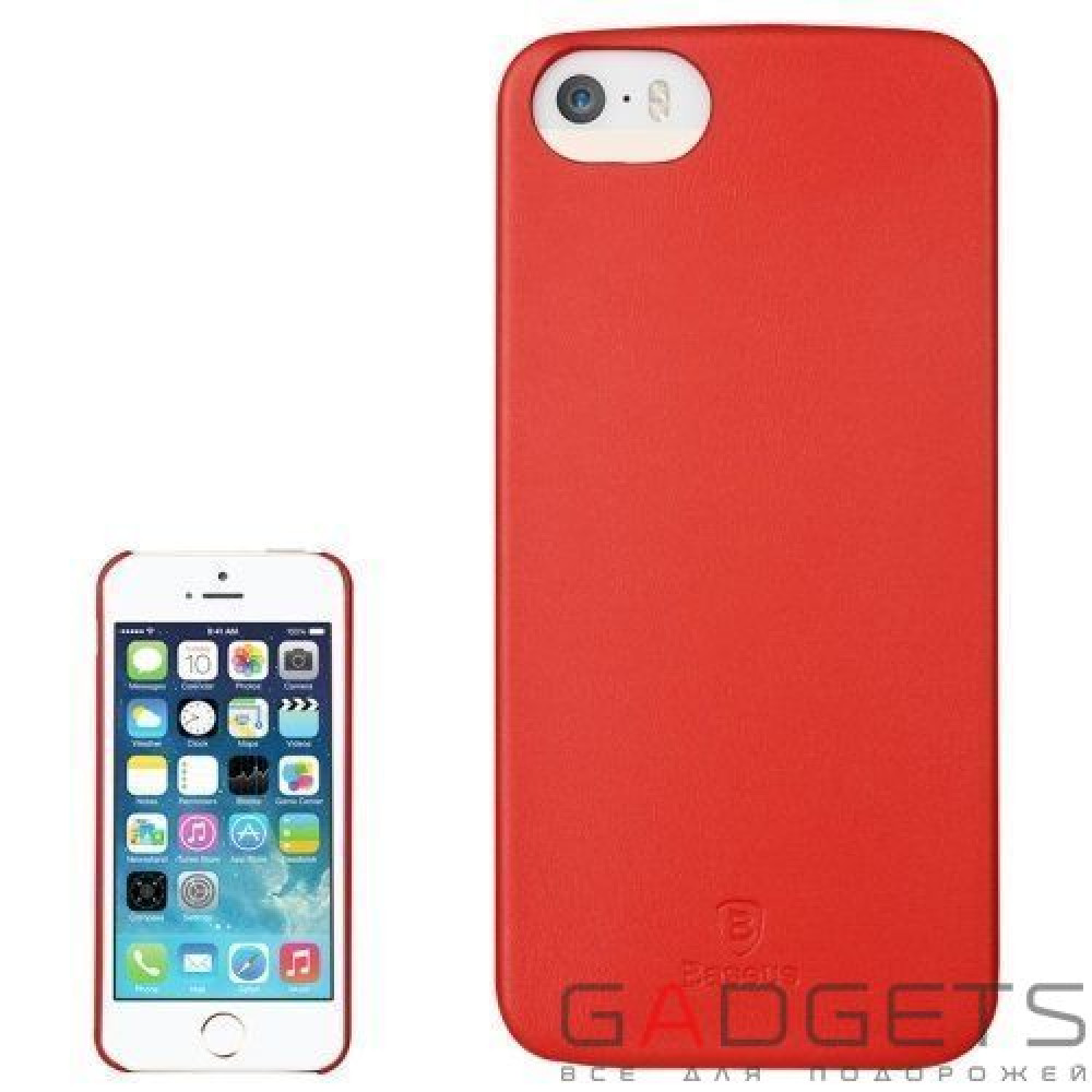 Фото Чехол-накладка Baseus Ultra-thin Case for iPhone 5/5S Red