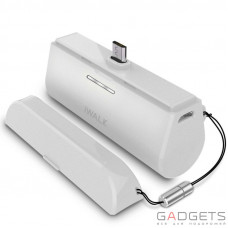 Внешний аккумулятор iWALK Link Me3000L Compact rechargeable docking backup battery 3000 mAh for Apple Lighting White