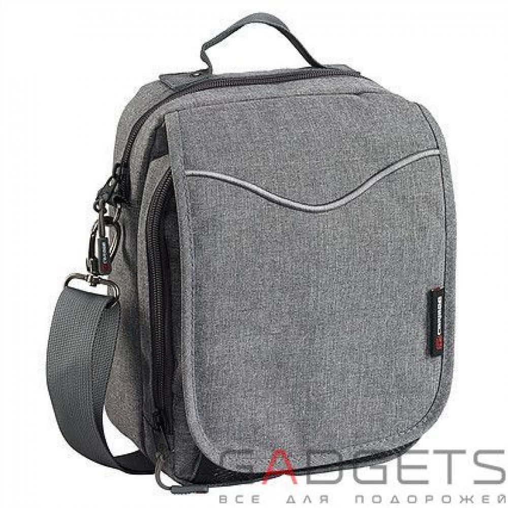 Фото Сумка на плечо Caribee Global Organiser (L) Charcoal Distress