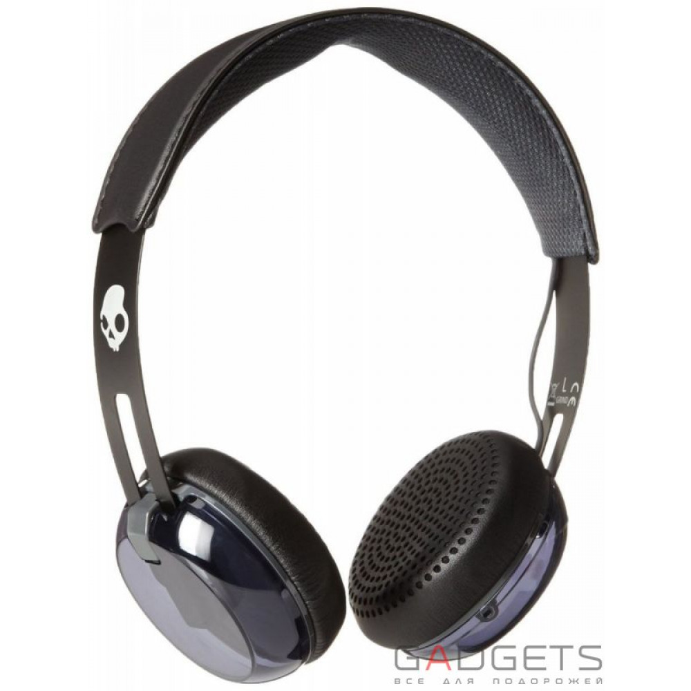 Фото Наушники Skullcandy Black/Black/Gray Grind On-Ear w/tap Tech (S5GRHT-448)
