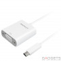 Адаптер Macally USB-C Adapter Series white (UCVGADP) фото 0
