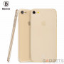 Чохол-накладка Baseus Slim Case для iPhone 7 Transparent Gold фото 0