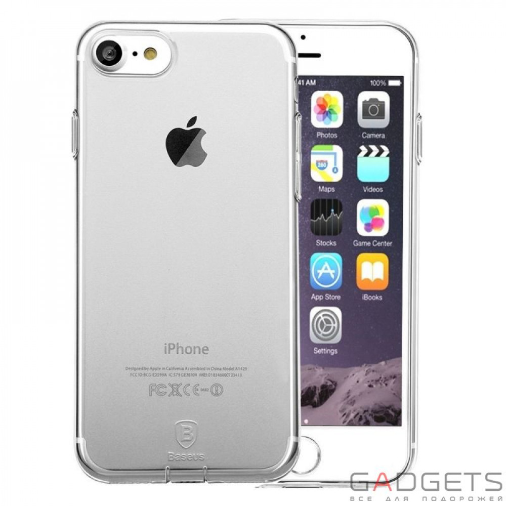 Фото Чохол-накладка Baseus Simple Series Case (Clear) For iPhone 7 Transparent