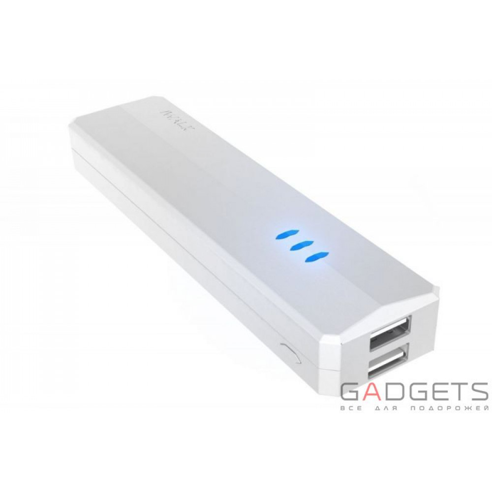 Фото Зовнішній акумулятор iWALK 10400mAh Dual USB Universal Backup Battery White