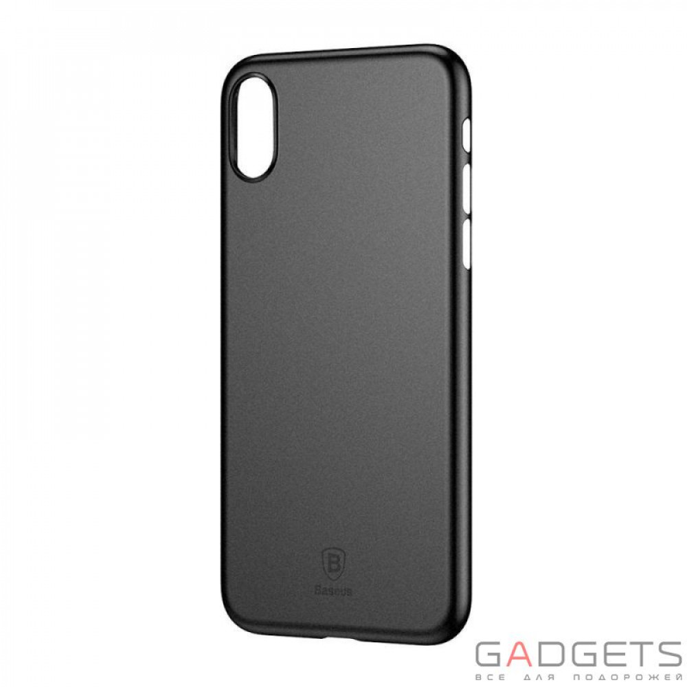 Фото Чохол Baseus Wing Case Black для iPhone X (WIAPIPH8-A01)