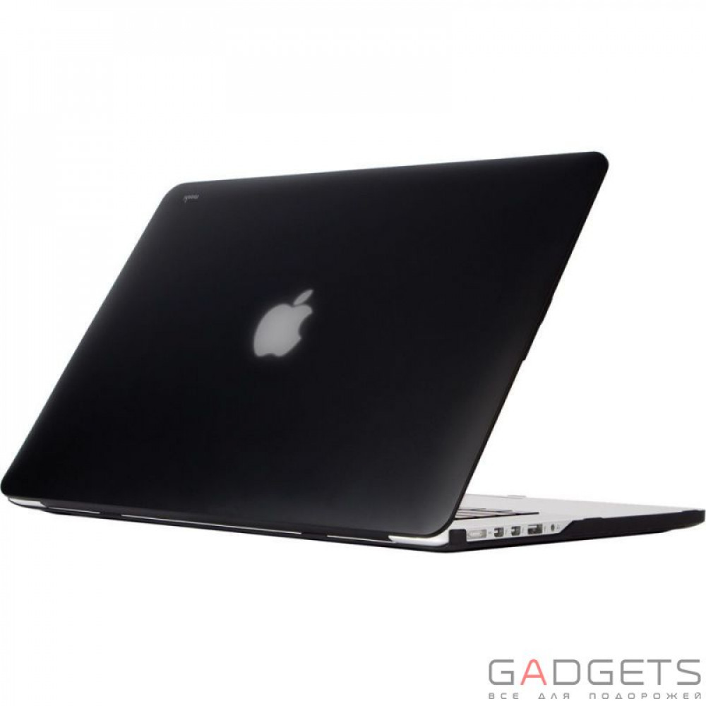 Фото Чехол-накладка Moshi Ultra Slim Case iGlaze Graphite Black для MacBook Pro 15 Retina (99MO071003)