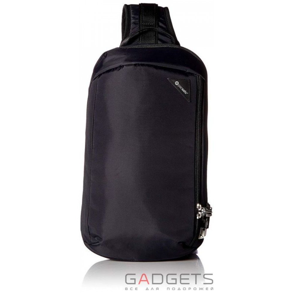 Фото Сумка через плече антизлодій Pacsafe Vibe 325, 5 ступенів захисту, чорний