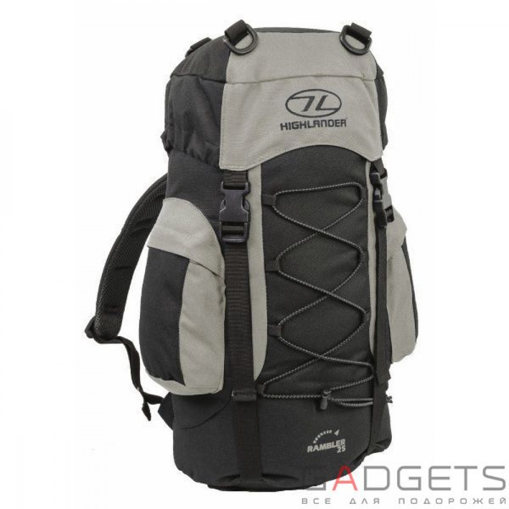 Фото Рюкзак туристический Highlander Rambler 25 Grey/Black