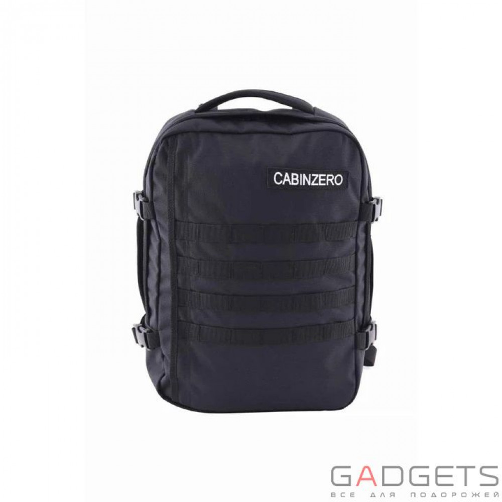 Фото Сумка-рюкзак CabinZero Military 28 л Absolute Black с отделением для ноутбука 15 (CZ19-1401)