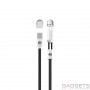 Кабель WK 2-in-1 Data Cable Black (WKC-001) фото 0