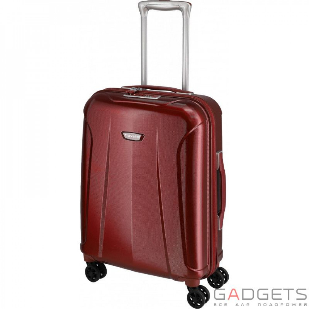 Фото Чемодан на 4-х колесах Travelite Elbe (S) 37 л Red (TL074547-10)