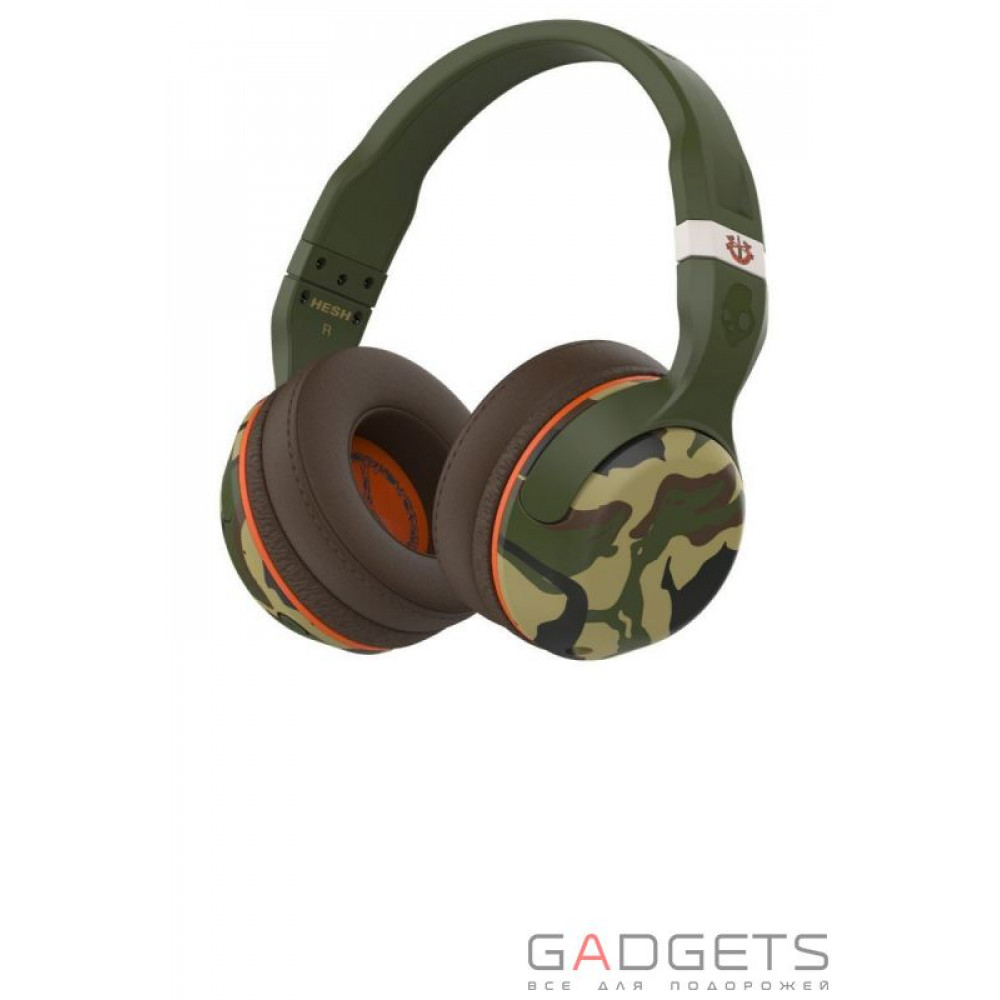 Фото Наушники Skullcandy Camo/Olive/Olive Hesh 2 Over-Ear WIRELESS (S6HBGY-367)