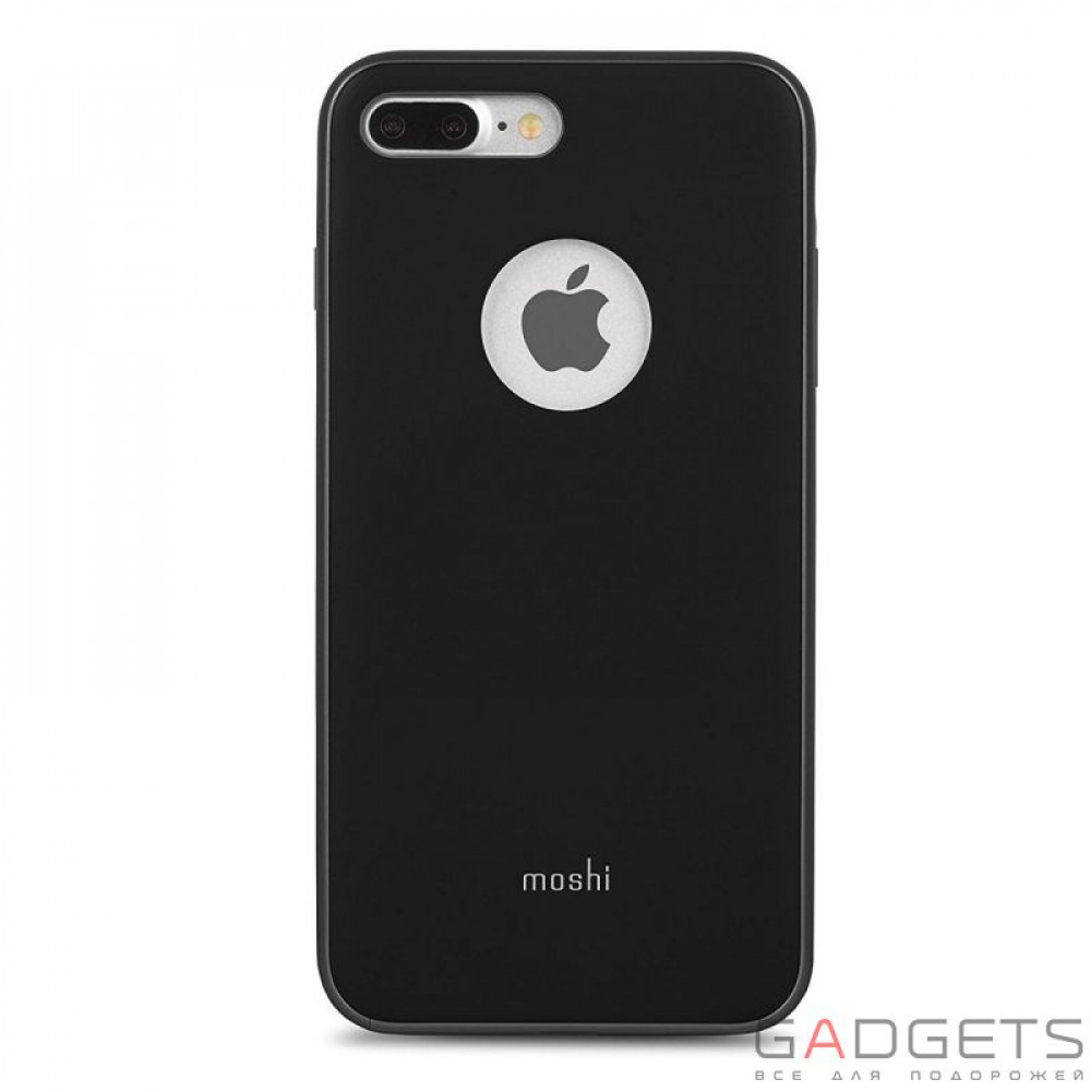 Фото Чехол-накладка Moshi iGlaze Slim Lightweight Snap-On Case Metro Black для iPhone 7 Plus (99MO090002)