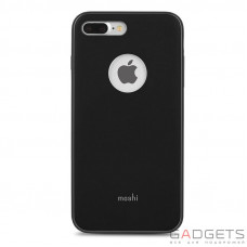 Чехол-накладка Moshi iGlaze Slim Lightweight Snap-On Case Metro Black для iPhone 7 Plus (99MO090002)