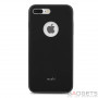 Чехол-накладка Moshi iGlaze Slim Lightweight Snap-On Case Metro Black для iPhone 7 Plus (99MO090002) фото 0