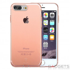 Чехол-накладка Baseus Simple Series Case (Clear) For iPhone 7 Plus Transparent Rose Gold