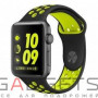 Ремешок COTEetCI W12 Apple Watch Nike band 38mm (WH5217-BK-YL) фото 0
