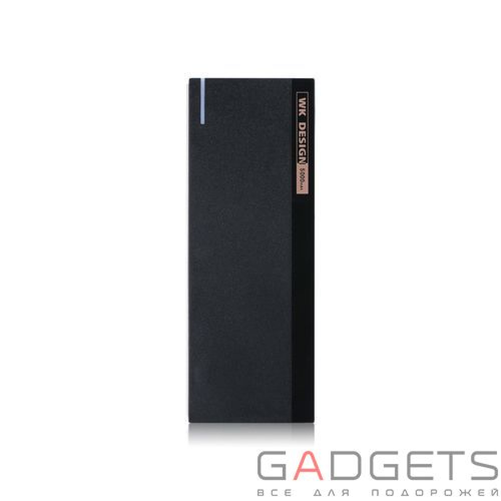 Фото Додатковий Акумулятор с Micro-SD картой WK Kpower 5000mAh Smart Power bank Black