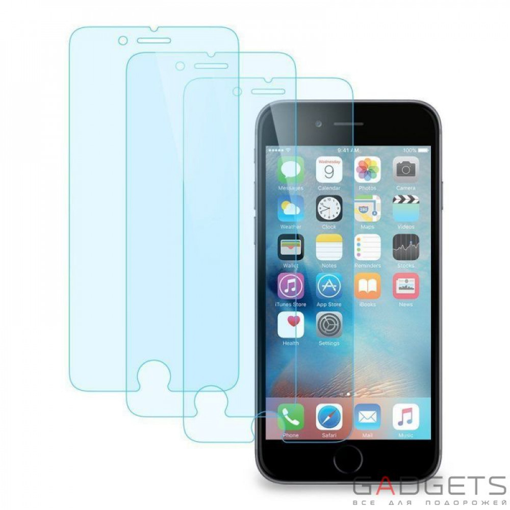 Фото Набор защитных пленок (экран 3 шт) Spigen Screen Protector Crystal (3 pcs of Front) for iPhone 6/6S (SGP11585)