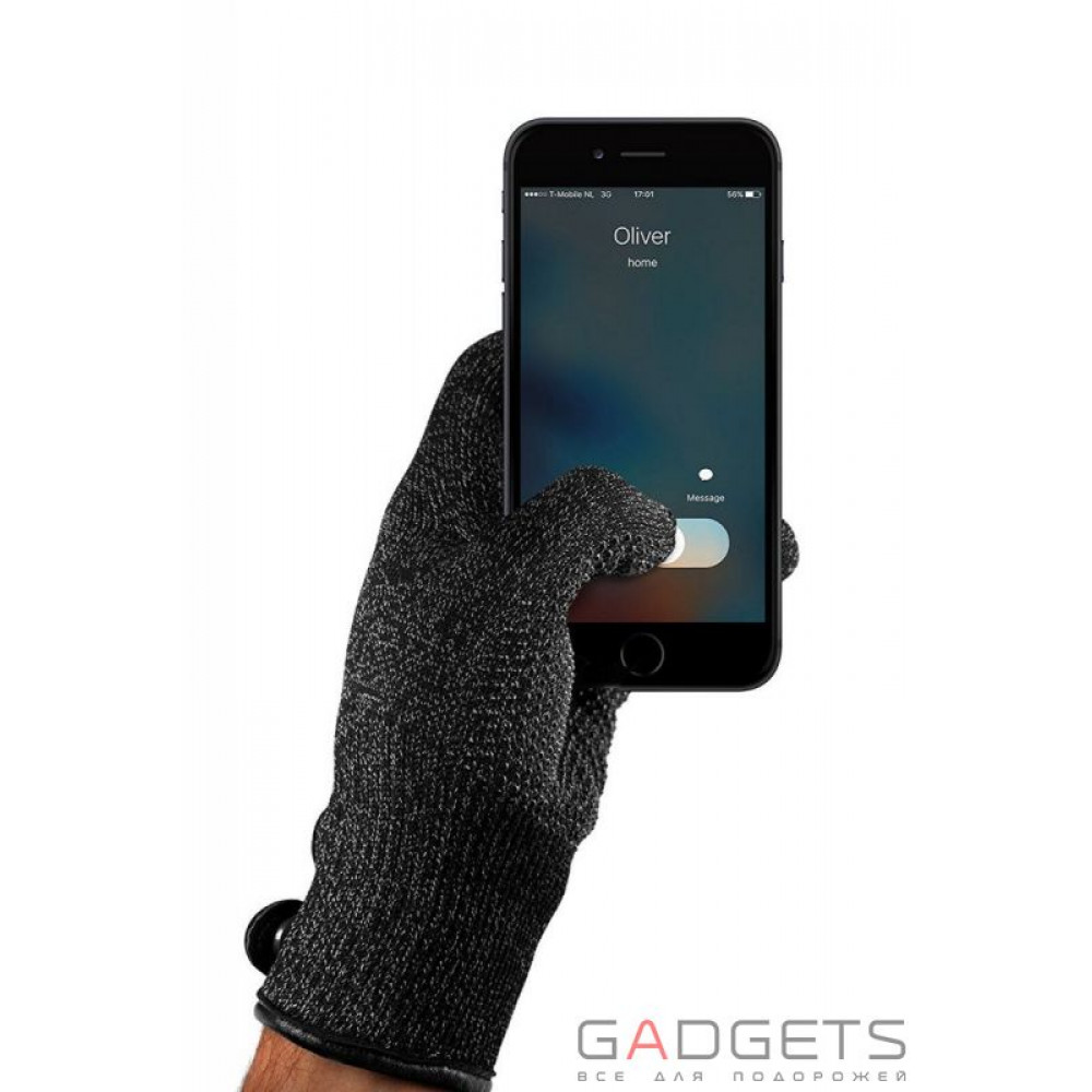Фото Сенсорні рукавички Mujjo Single Layered Touchscreen Gloves Black L (MUJJO-GLKN-011-L)