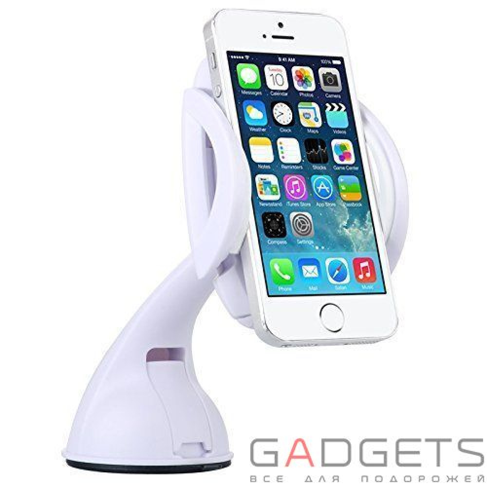 Фото Автомобильный держатель для смартфона Baseus Motion Car Mount White