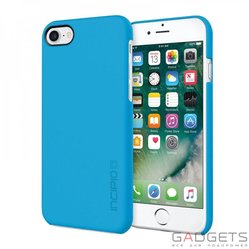 Фото Чохол Incipio Feather для Apple iPhone 7 Cyan (IPH-1467-CYN)