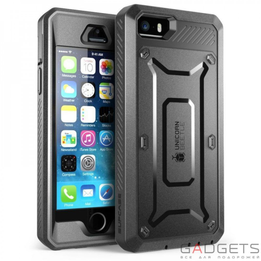 Фото Чехол для iPhone 5/5s/SE SUPCASE Unicorn Beetle Pro Black