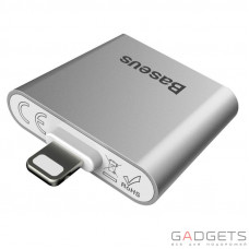 Адаптер Baseus IP To Double IP Socket Adapter L39 Silver