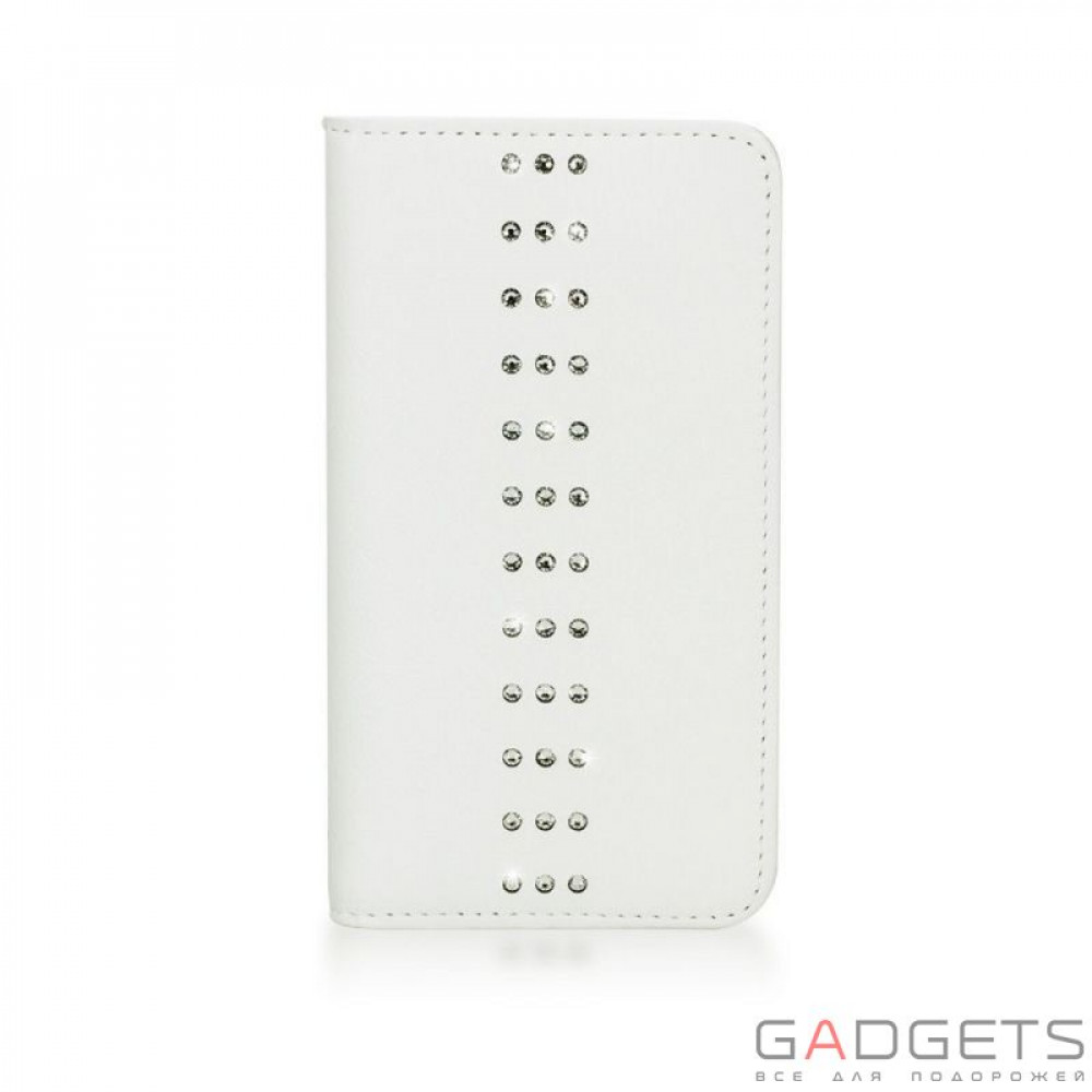 Фото Чохол Bling My Thing для iPhone 5 Mystique Stripe Flip-magic Pad WhiteCrystal (BMT-MYS-ST-WTC-FC-IP)