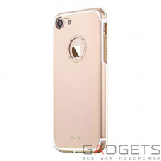 Чехол iBacks Aluminum Case with Diamond Ring iPhone 7 Gold
