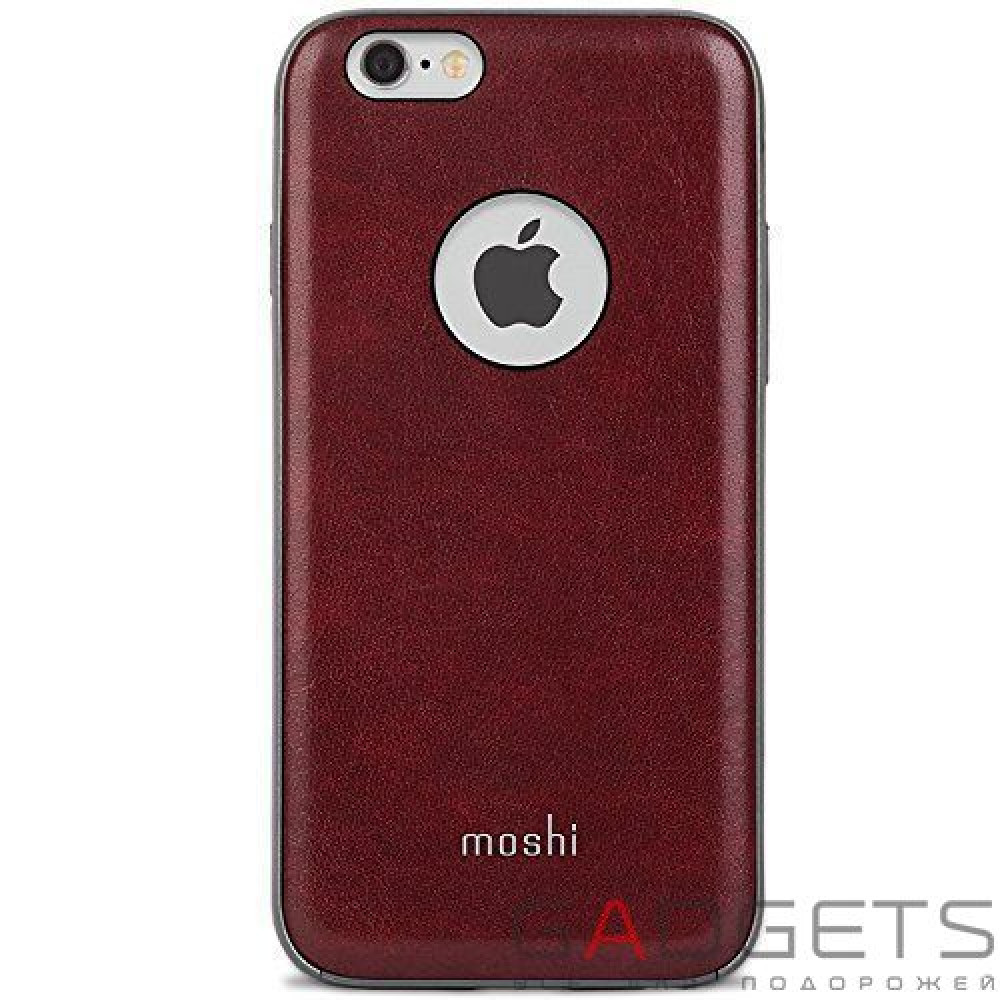 Фото Чехол-накладка Moshi iGlaze Napa Vegan Leather Case Burgundy Red for iPhone 6/6S (99MO079321)