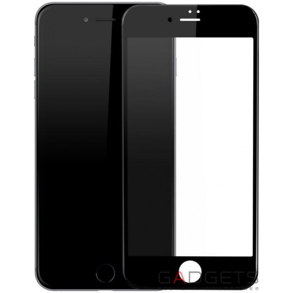 Фото Защитная пленка Baseus PET Soft Blue Light 3D Tempered Glass 0.23mm Black для iPhone 6/6S