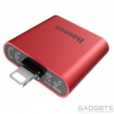Адаптер Baseus IP To Double IP Socket Adapter L39 Red