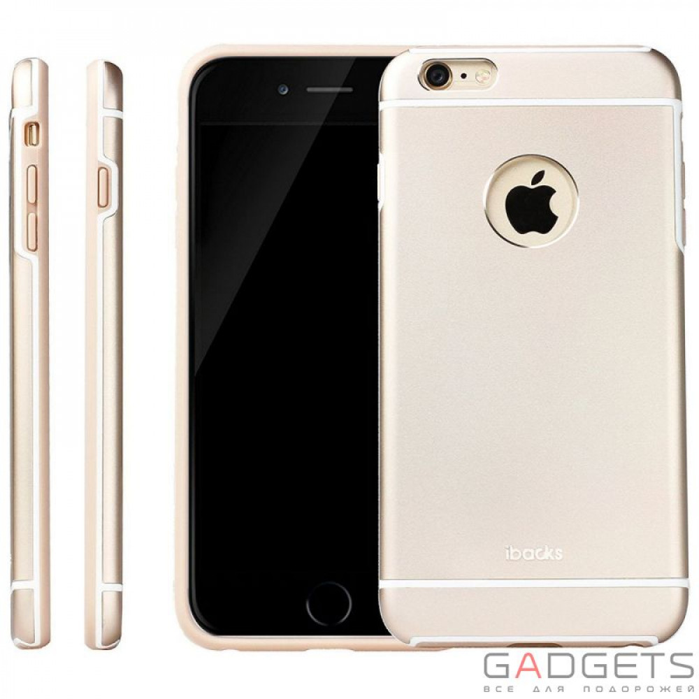 Фото Чохол-накладка iBacks Armour Case Gold для iPhone 66s