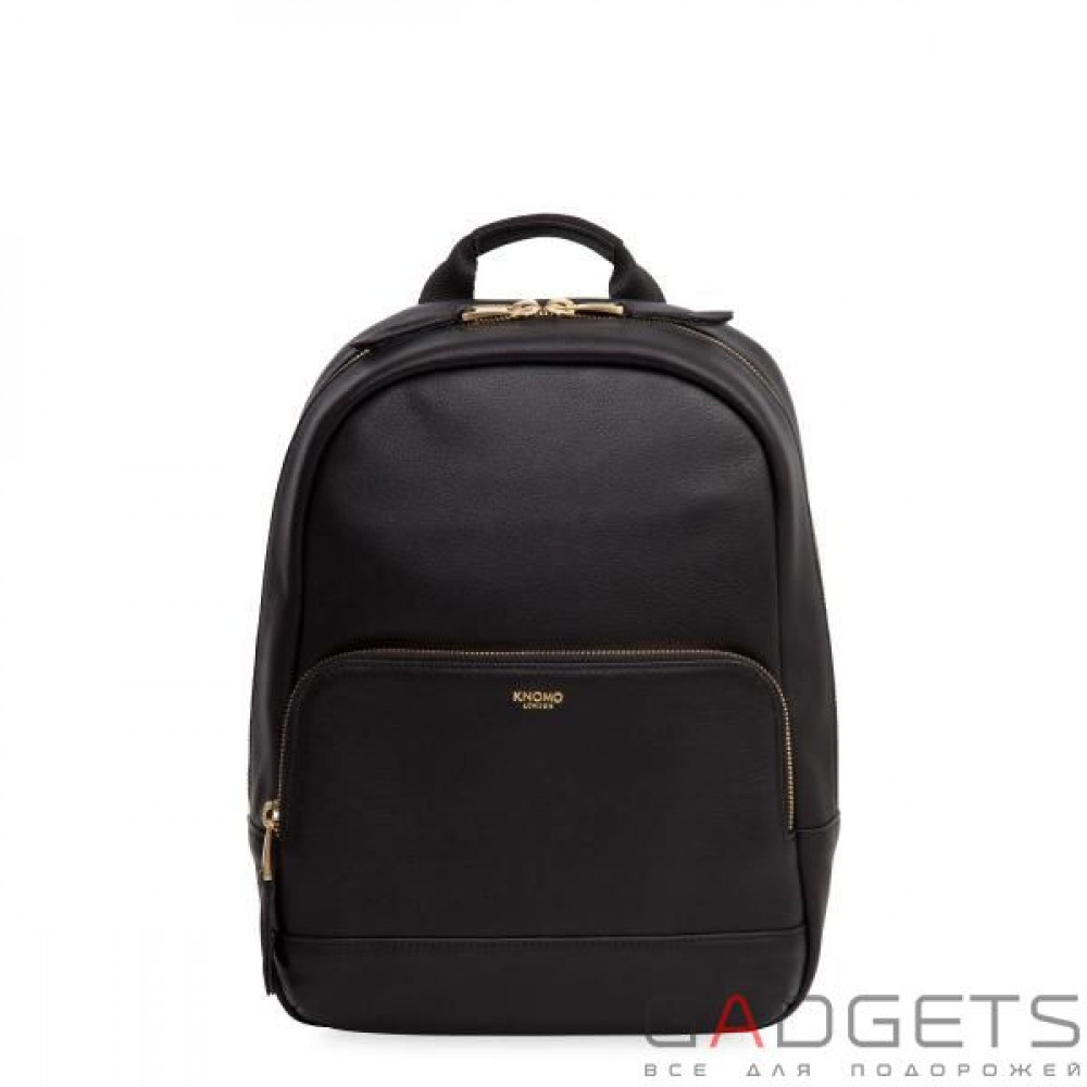 Фото Рюкзак Knomo Mini Mount Leather Backpack 10 Black (KN-120-405-BLK)