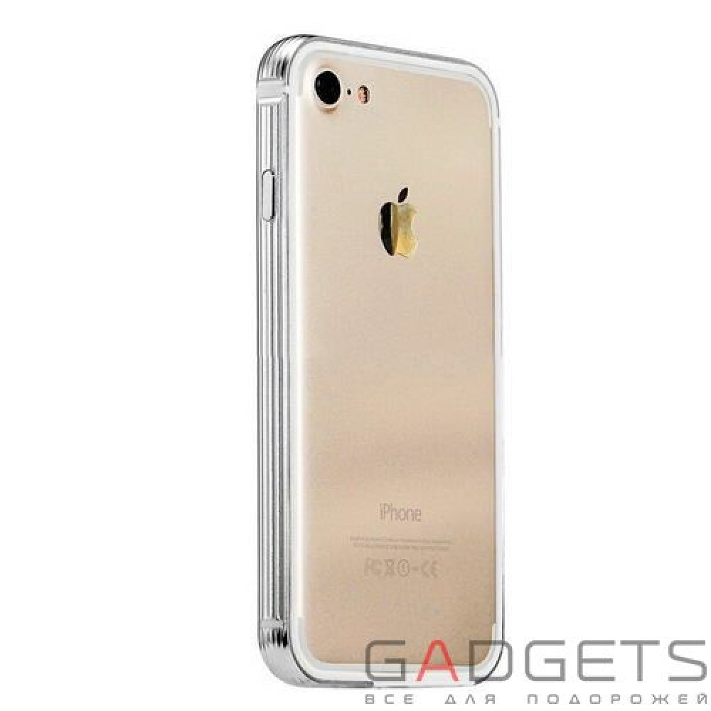Фото Бампер COTEetCI Aluminum + TPA для iPhone 7 Silver