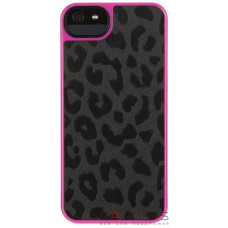 Чехол-накладка Griffin Moxy Case Series Big Cat Black/Pink для iPhone SE/5/5S (GB35512)