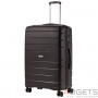 Чемодан TravelZ Big Bars (L) Black фото 0