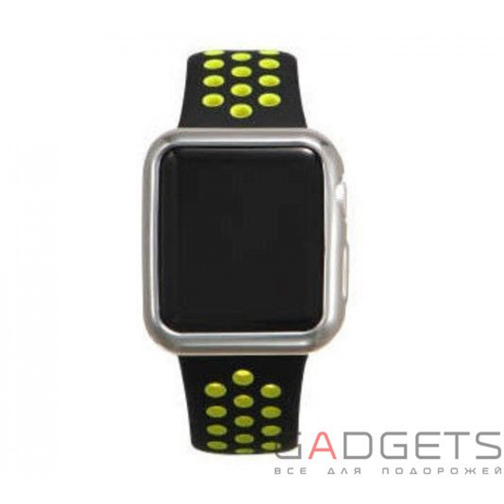 Фото Чехол COTEetCI TPU Silver Case для Apple Watch 2 38MM (CS7040-TS)