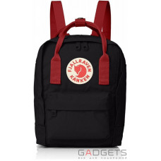 Рюкзак Fjallraven Kanken Mini Black-Ox Red (23561.550-326)