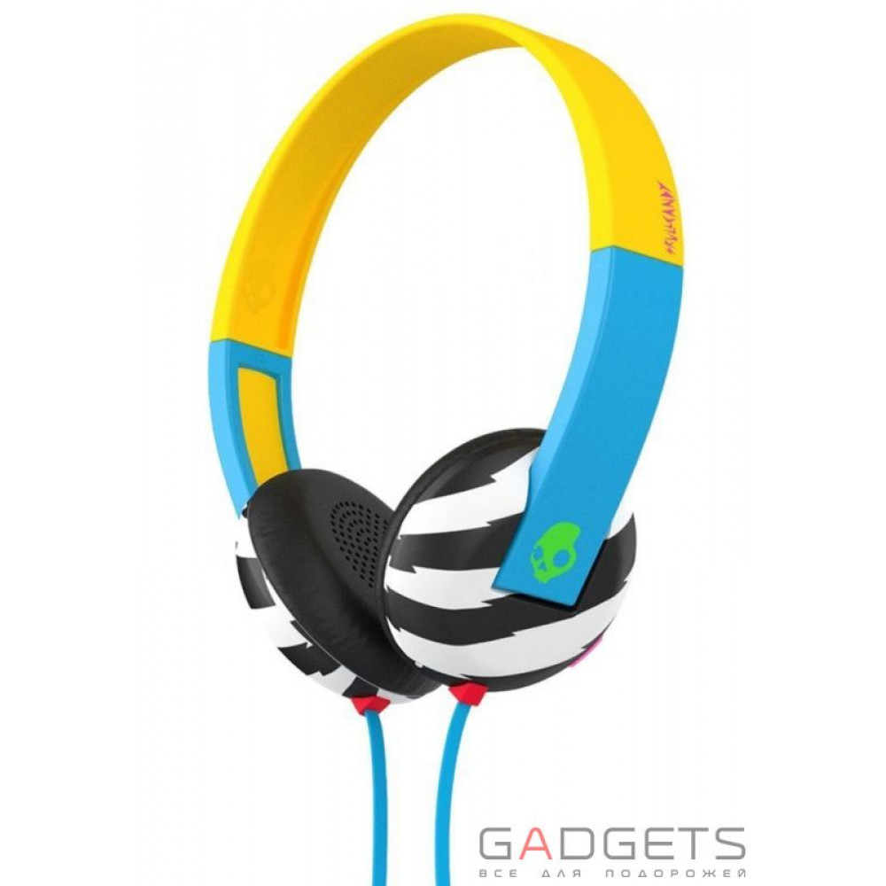 Фото Наушники Skullcandy Locals Only/Blue/Green Uproar On-Ear w/tap Tech (S5URHT-493)