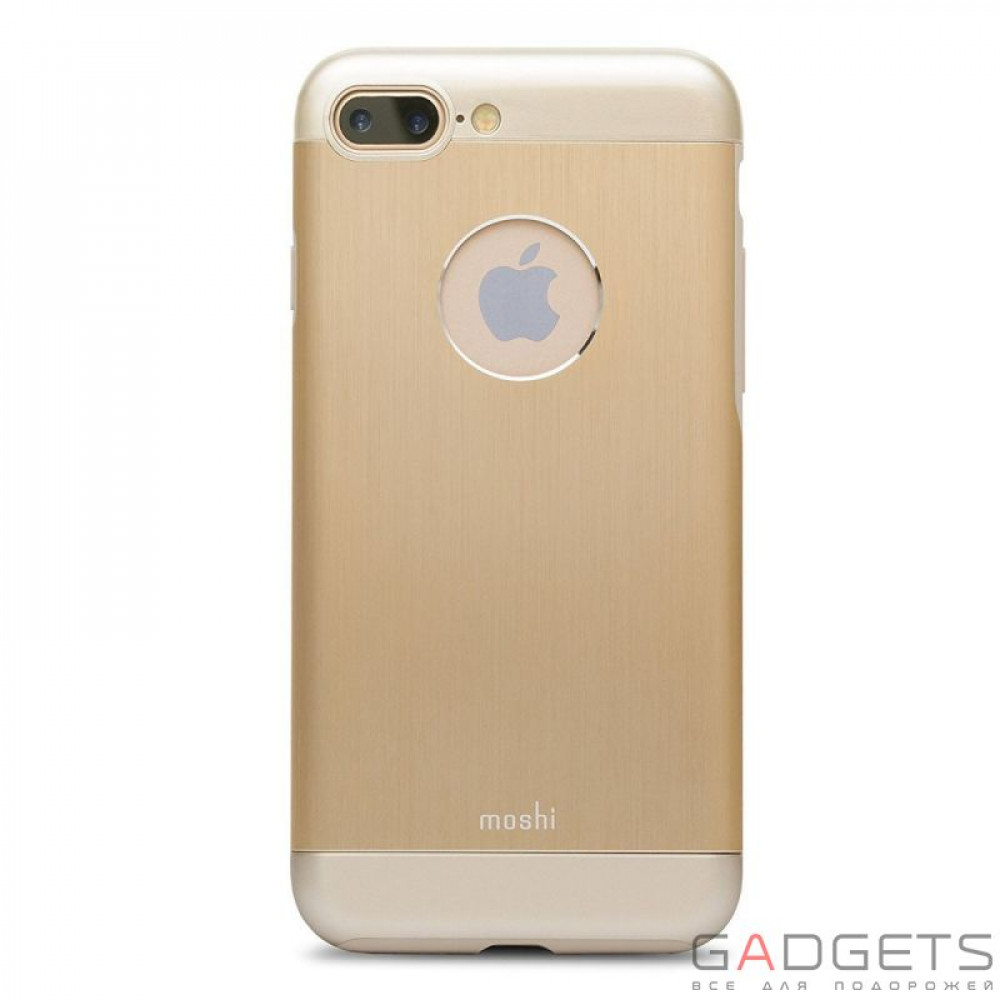 Фото Чохол-накладка Moshi iGlaze Armour Metallic Case Satin Gold для iPhone 7 Plus (99MO090231)