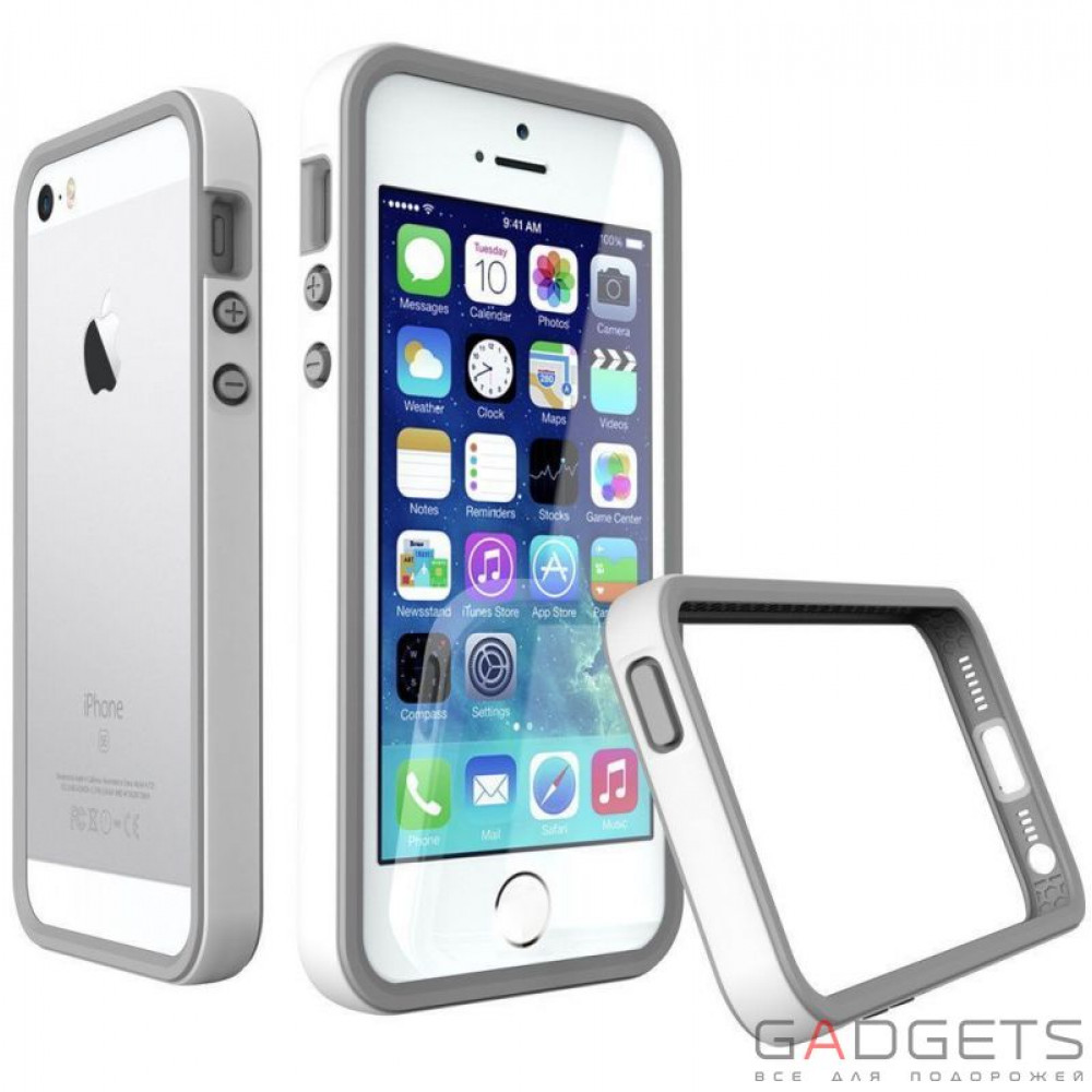 Фото Бампер Evolutive Labs RhinoShield Crash Guard White для iPhone 5/5S/SE