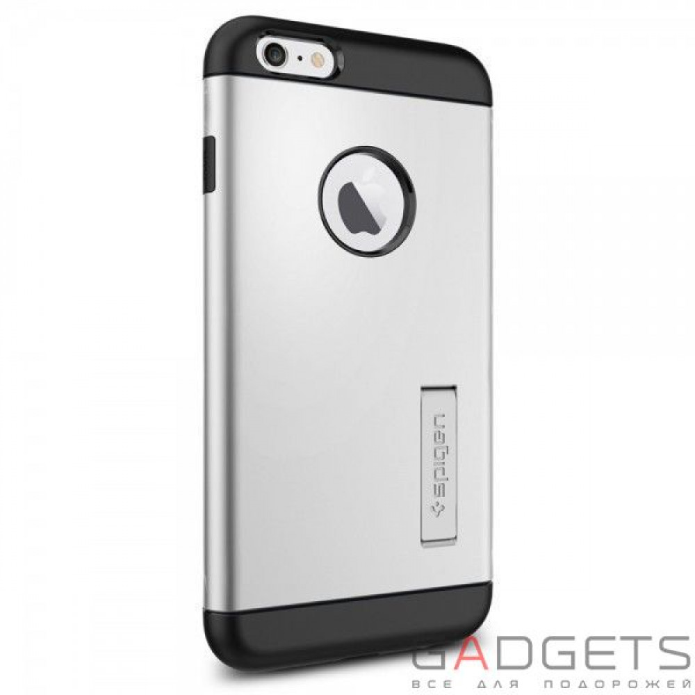 Фото Чехол-накладка Spigen Case Slim Armor Series Satin Silver for iPhone 6 Plus/6S Plus (SGP10904)