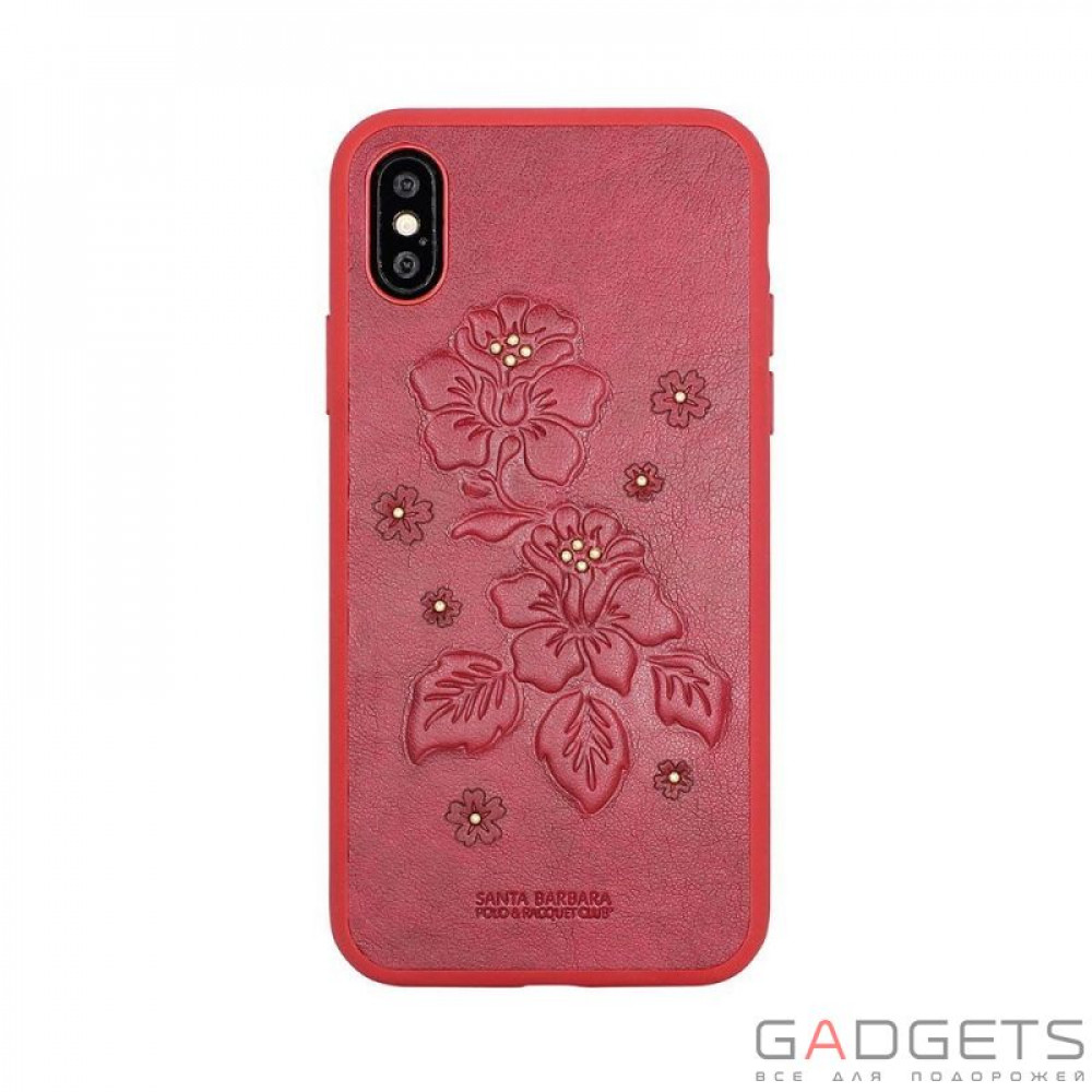 Фото Чехол-накладка Polo Azalea Case Red для iPhone X/XS (SB-IPXSPAZA-RED)