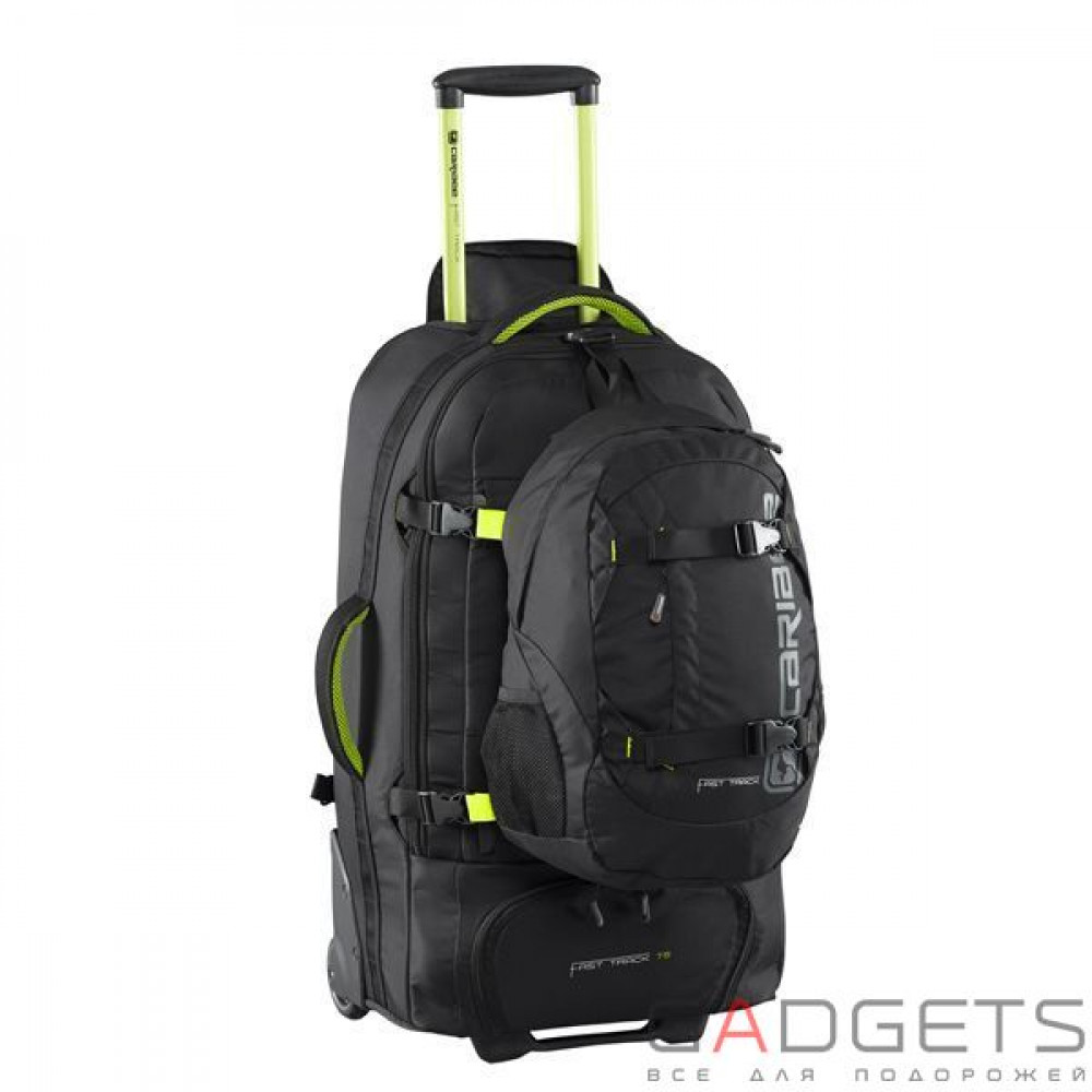 Фото Сумка-рюкзак на колесах Caribee Fast Track 75 Black