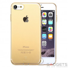Чехол-накладка Baseus Simple Series Case (Clear) For iPhone 7 Transparent Gold