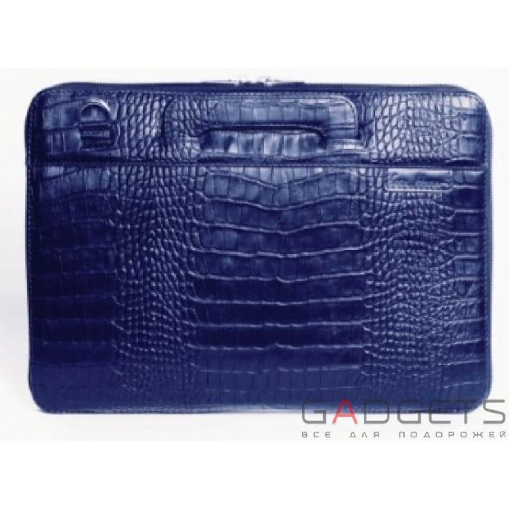 Фото Сумка ISSA HARA mac13 blue Croco (B13_23)